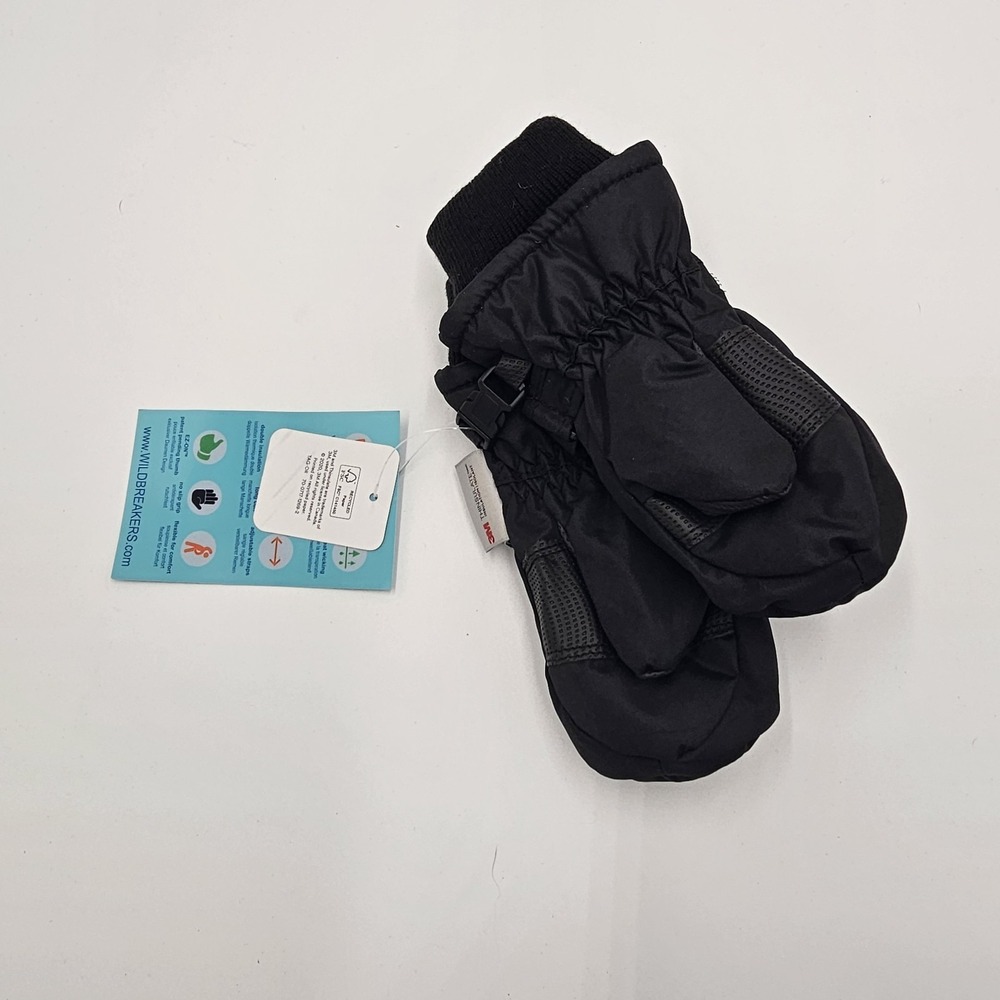 Wildbreakers by Zelda Matilda Pro Gear Kids Ski Mittens Black‎ Waterproof... - Picture 4 of 5